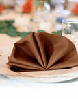 Brown Polyester Napkins