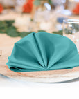 Turquoise Polyester Napkins